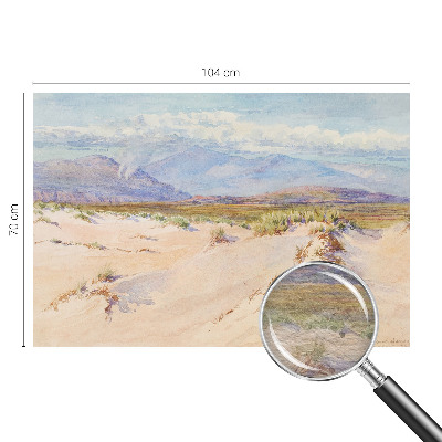 Decorative wall mural for living room Desert landscape