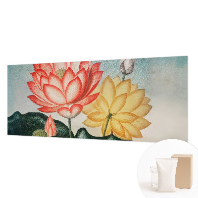 Non-woven photo wallpaper Lotus flowers