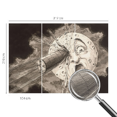 Wall mural Cosmic collision