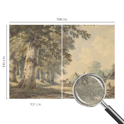 Photo wall mural Forest peace