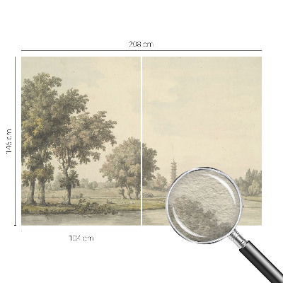 Large wall mural wallpaper A quiet park