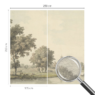 Large wall mural wallpaper A quiet park