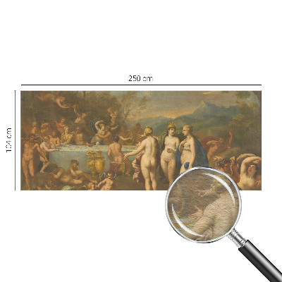 Large wall mural wallpaper Ancient feast