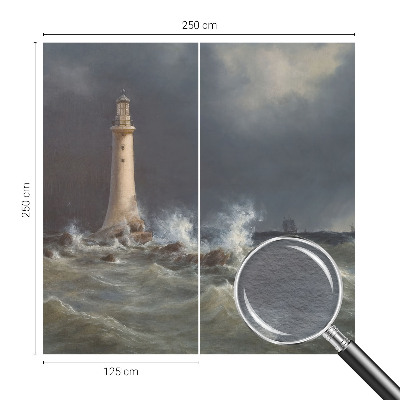 Custom size wall mural Sea storms