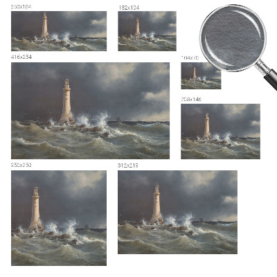 Custom size wall mural Sea storms