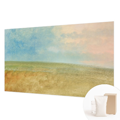 Modern wall mural Pastel fields