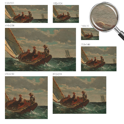 Modern wall mural for living room Sea expedition