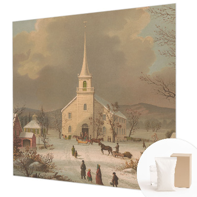 High quality wall mural wallpaper Winter landscape