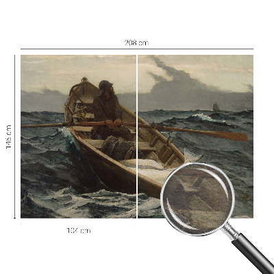 Premium wall mural for bedroom Fisherman at sea