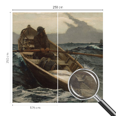 Premium wall mural for bedroom Fisherman at sea