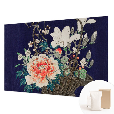 Non-woven photo wallpaper Flower basket