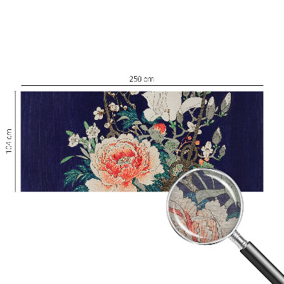 Non-woven photo wallpaper Flower basket