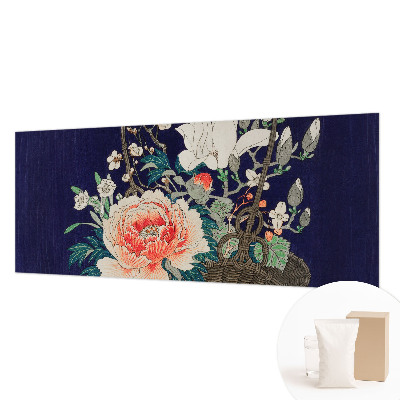 Non-woven photo wallpaper Flower basket