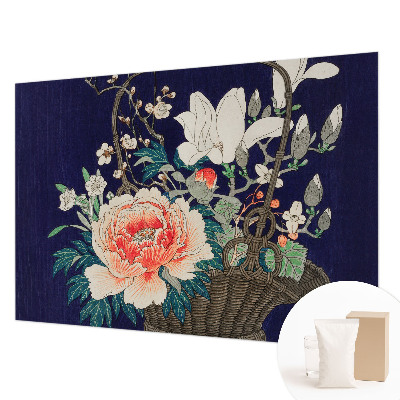 Non-woven photo wallpaper Flower basket