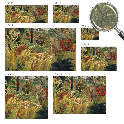 Photo wallpaper Exotic tiger