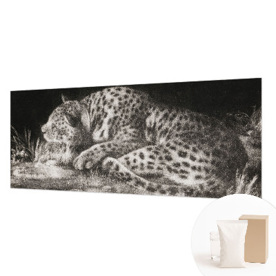 Photo wall mural Leopard resting