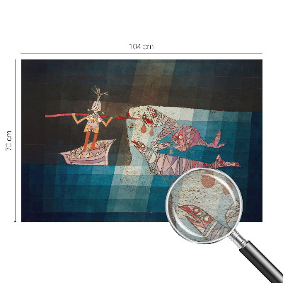 Wall mural for bedroom Fisherman hunter