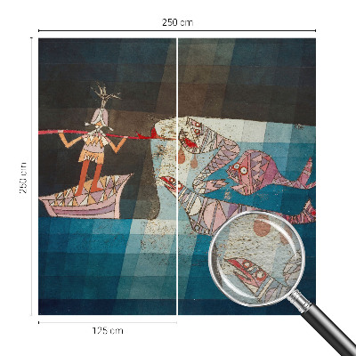 Wall mural for bedroom Fisherman hunter