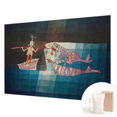 Wall mural for bedroom Fisherman hunter