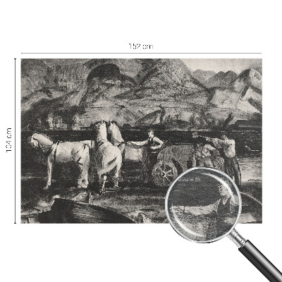 Wall mural for living room Village scene