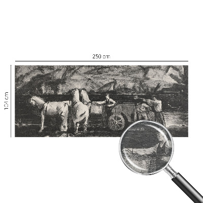 Wall mural for living room Village scene