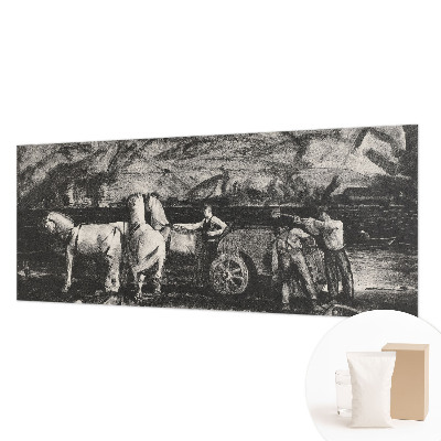 Wall mural for living room Village scene