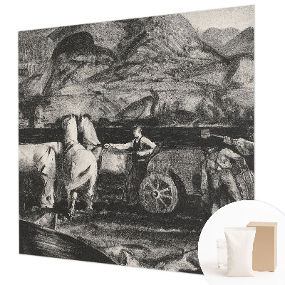 Wall mural for living room Village scene