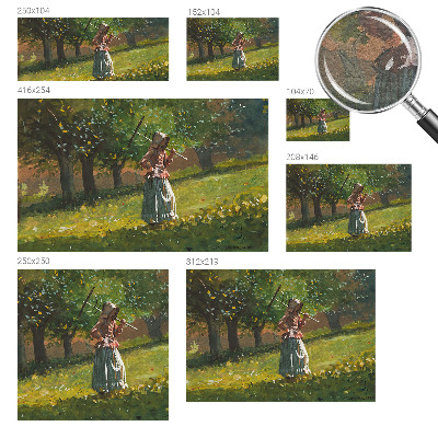 Large wall mural Autumn afternoon