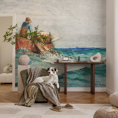 Large wallpaper mural Sea expedition