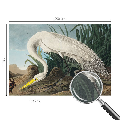 Modern wall mural Majestic heron