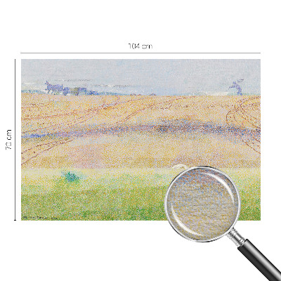 Modern wall mural for living room Summer field