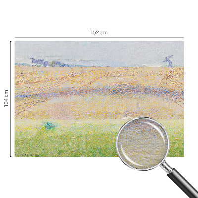 Modern wall mural for living room Summer field