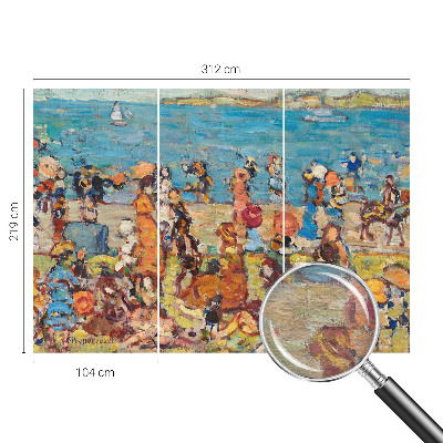 Premium wall mural for bedroom Beach scene