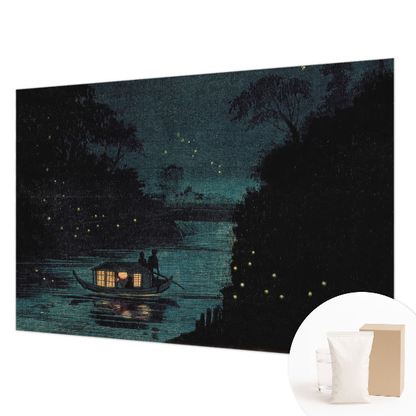 Premium photo wallpaper Evening lights