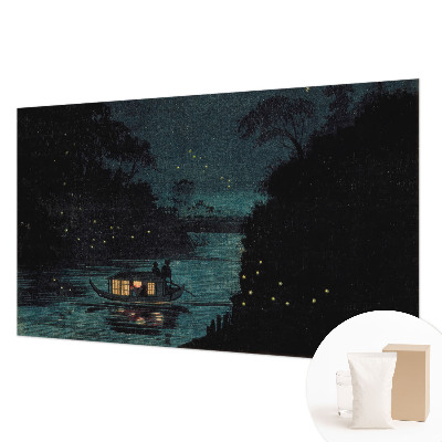 Premium photo wallpaper Evening lights