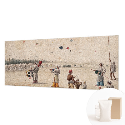 Decorative wall mural for living room Soaring kites