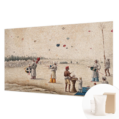 Decorative wall mural for living room Soaring kites