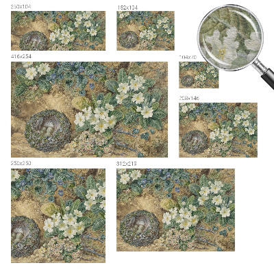 Non-woven wall mural Spring composition