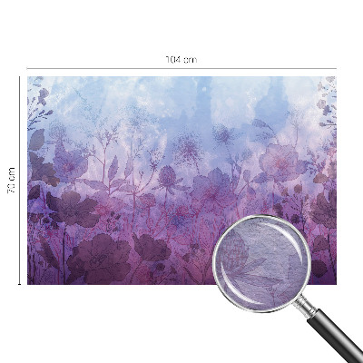 Non-woven photo wallpaper Pastel flowers