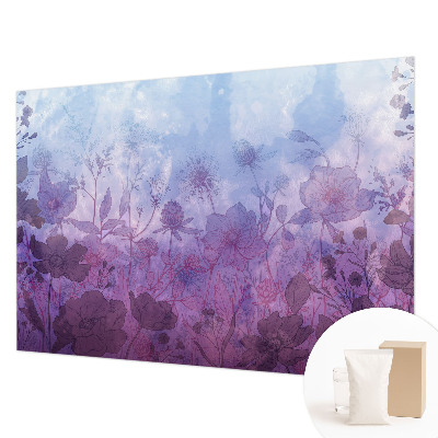 Non-woven photo wallpaper Pastel flowers