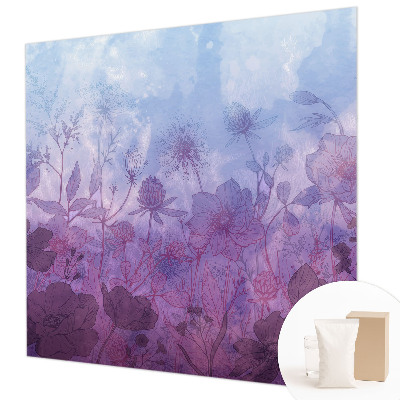 Non-woven photo wallpaper Pastel flowers