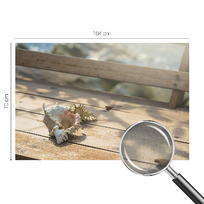 Peel and stick wall mural featuring a relaxing landscape scene