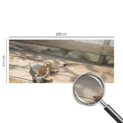 Peel and stick wall mural featuring a relaxing landscape scene