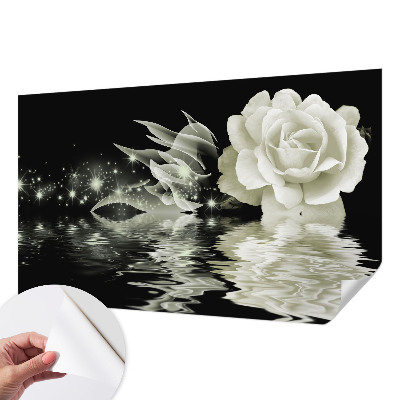 Self-adhesive photo wallpaper Luminous rose