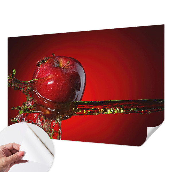 Nursery wall mural with a juicy energy design