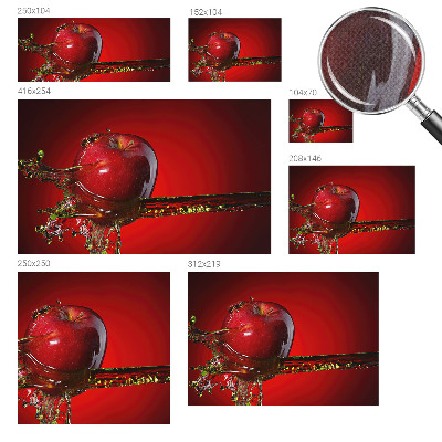 Nursery wall mural with a juicy energy design
