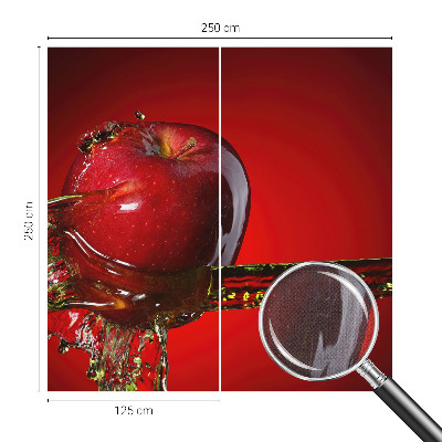 Nursery wall mural with a juicy energy design