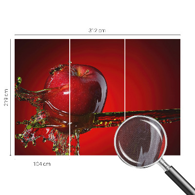 Nursery wall mural with a juicy energy design
