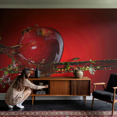 Nursery wall mural with a juicy energy design