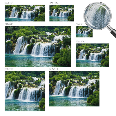 Peel and stick wall mural featuring a natural harmony design